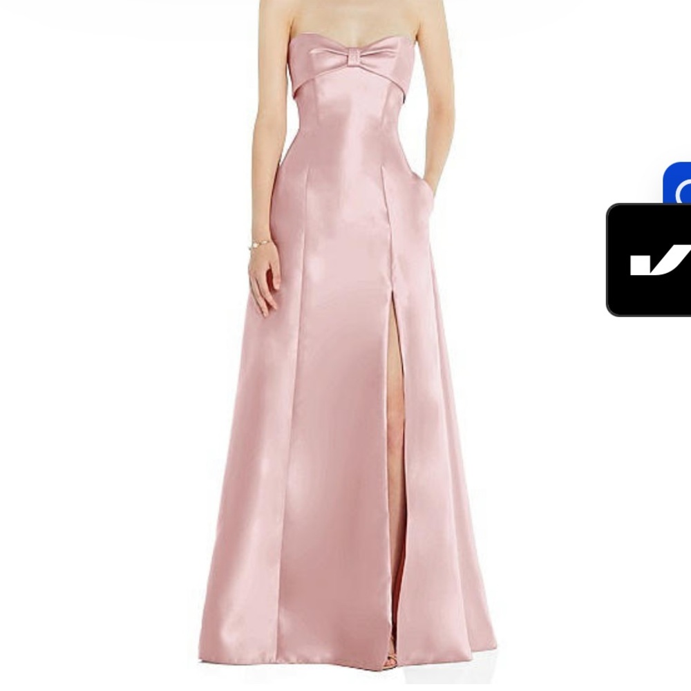 ALFRED SUNG D830 Ballet Pink Gown